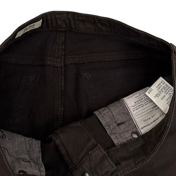 AG Adriano Goldschmied Pants Brown The Stilt Cigarette Jeans Size Women's 28 - Picture 6 of 6